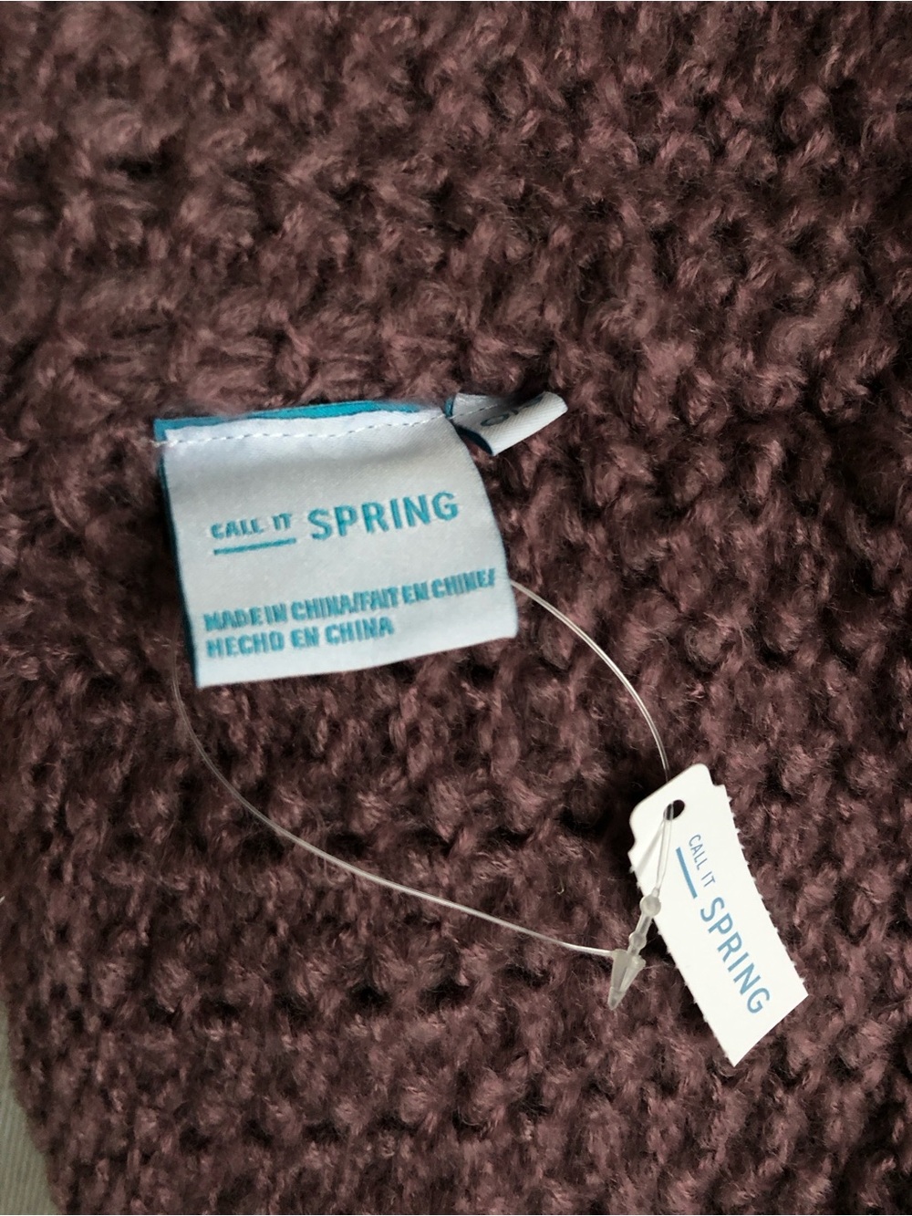 Call It Spring Purple Infinity Scarf - Picture 2 of 2